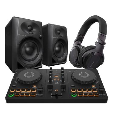 ALPHATHETA House Party Starter Bundle DDJ-FLX2 + DM-40D + HDJ-CUE1