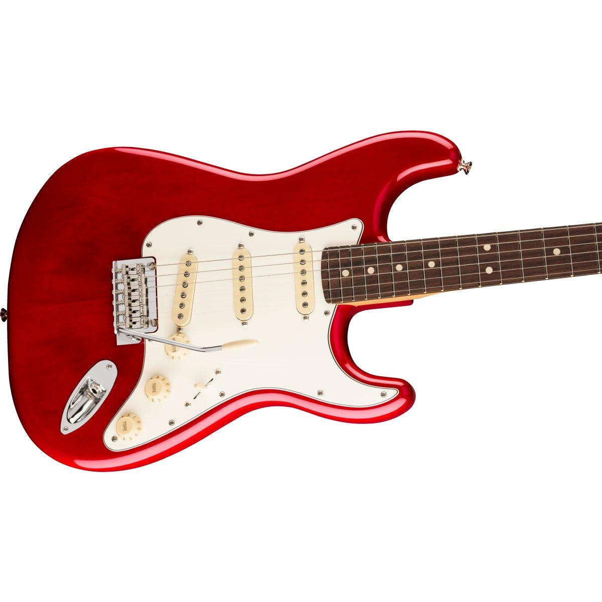 Fender player ii stratocaster rw transparent cherry burst chitarra elettrica