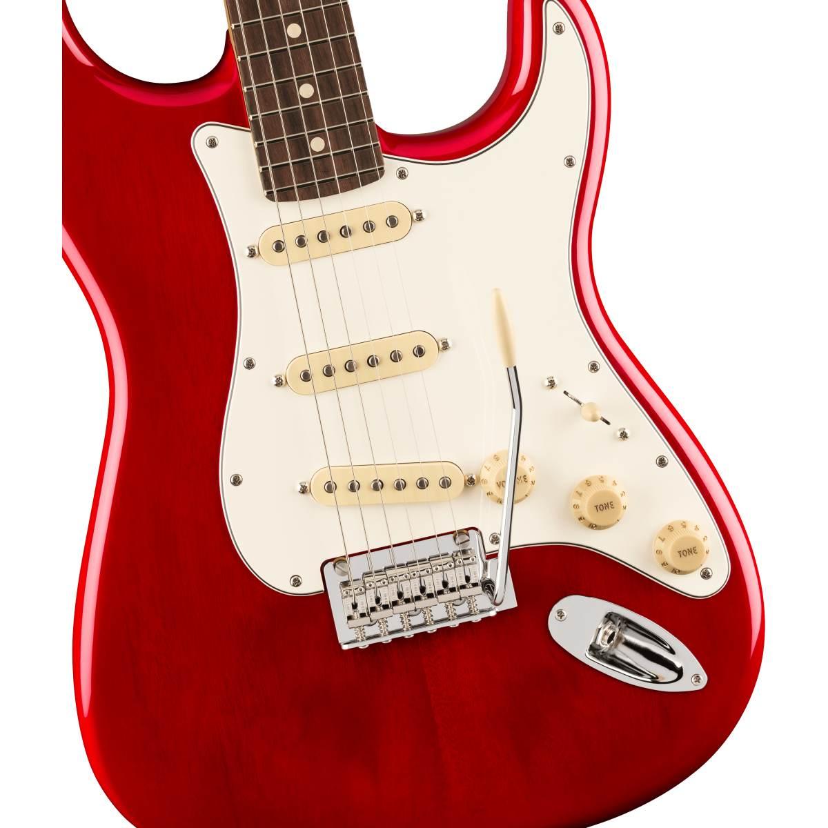 Fender player ii stratocaster rw transparent cherry burst chitarra elettrica