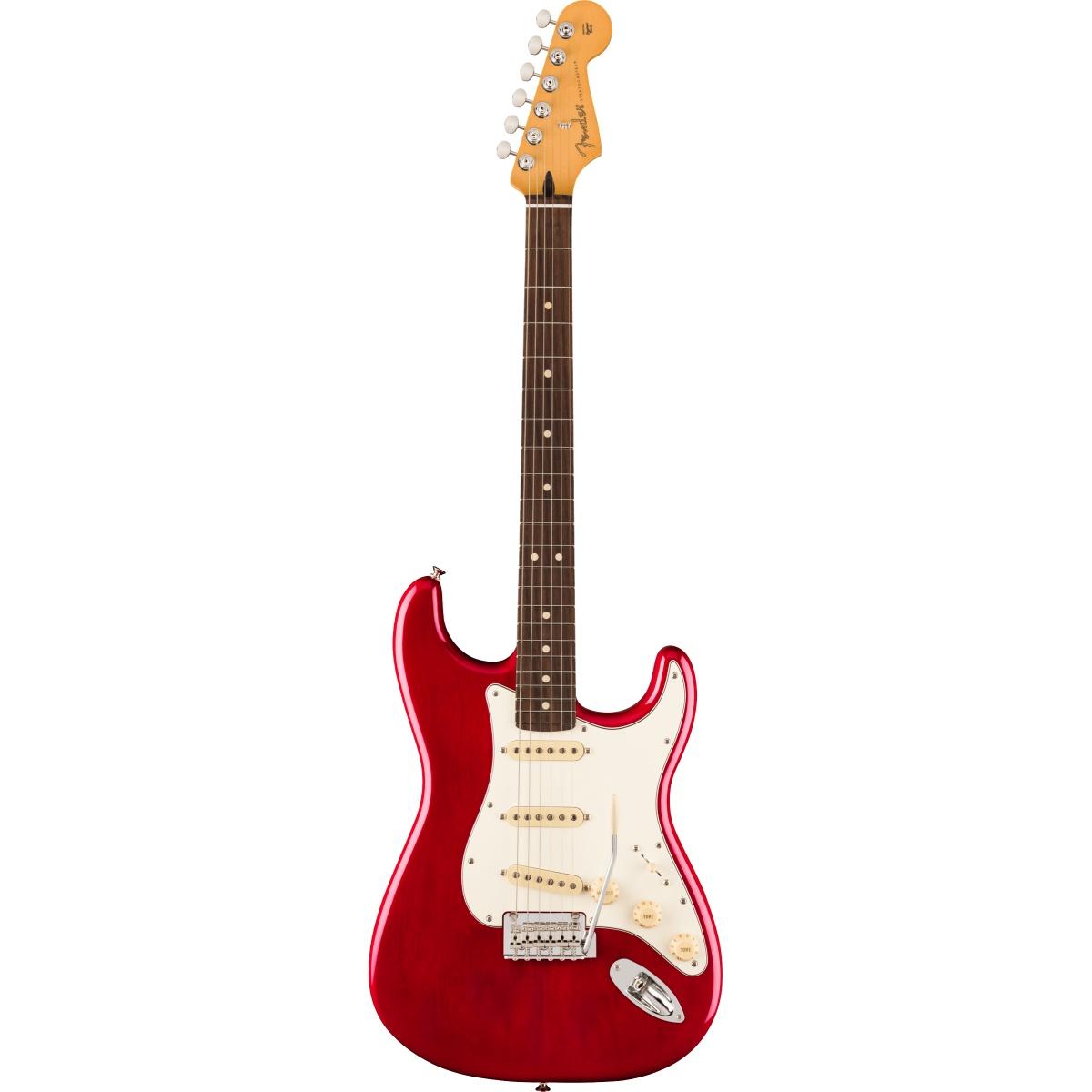 Fender player ii stratocaster rw transparent cherry burst chitarra elettrica