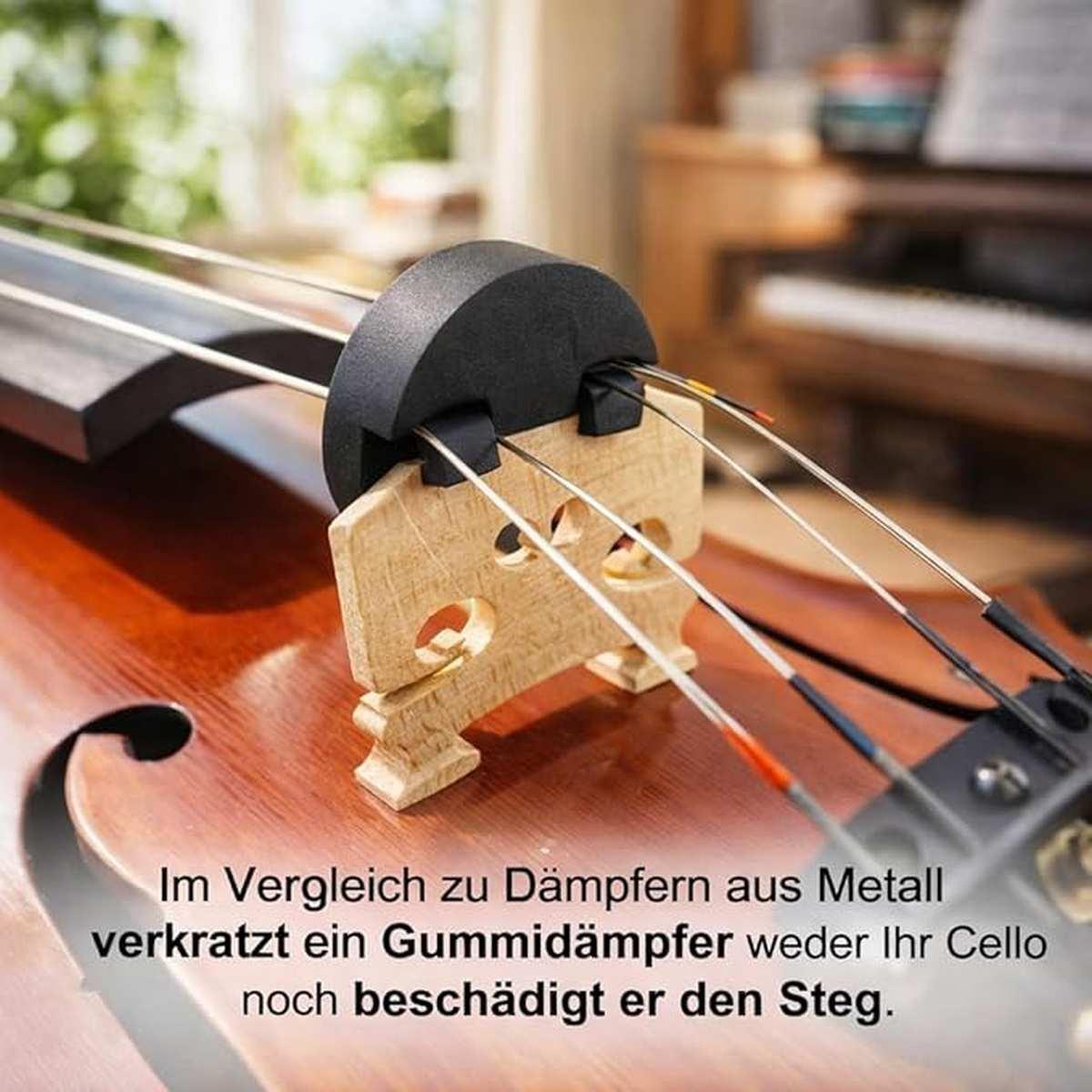 Plc sordina violoncello in gomma