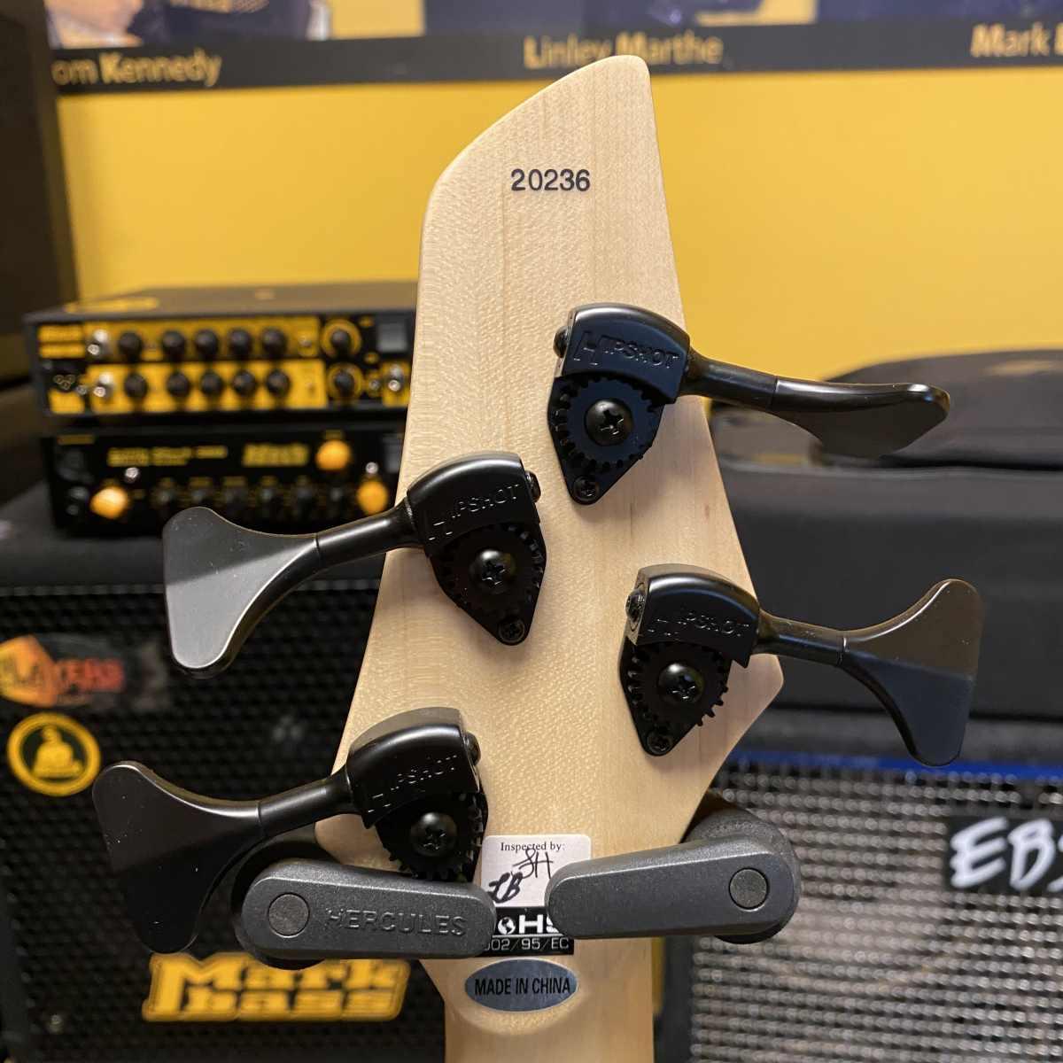 Dingwall jt3-bk4 john taylor gloss metallic black basso elettrico 4 corde