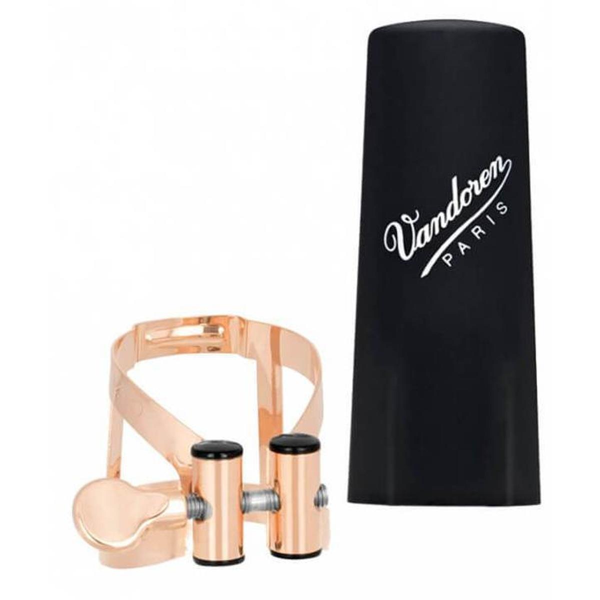 Vandoren lc54pgp optimum legatura per clarinetto basso in oro rosa