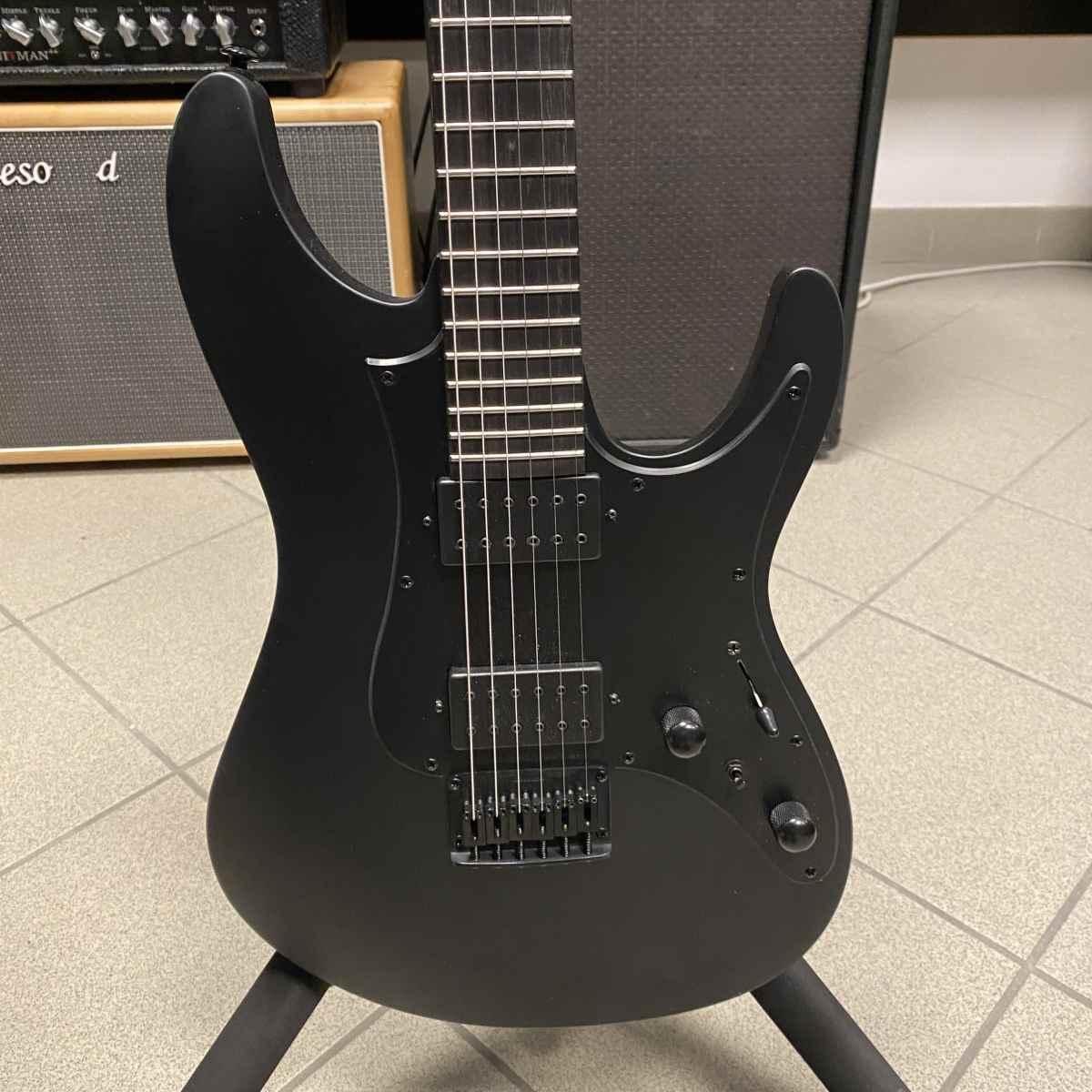 Ibanez az41b1 bkf black flat chitarra elettrica - expo guitar show