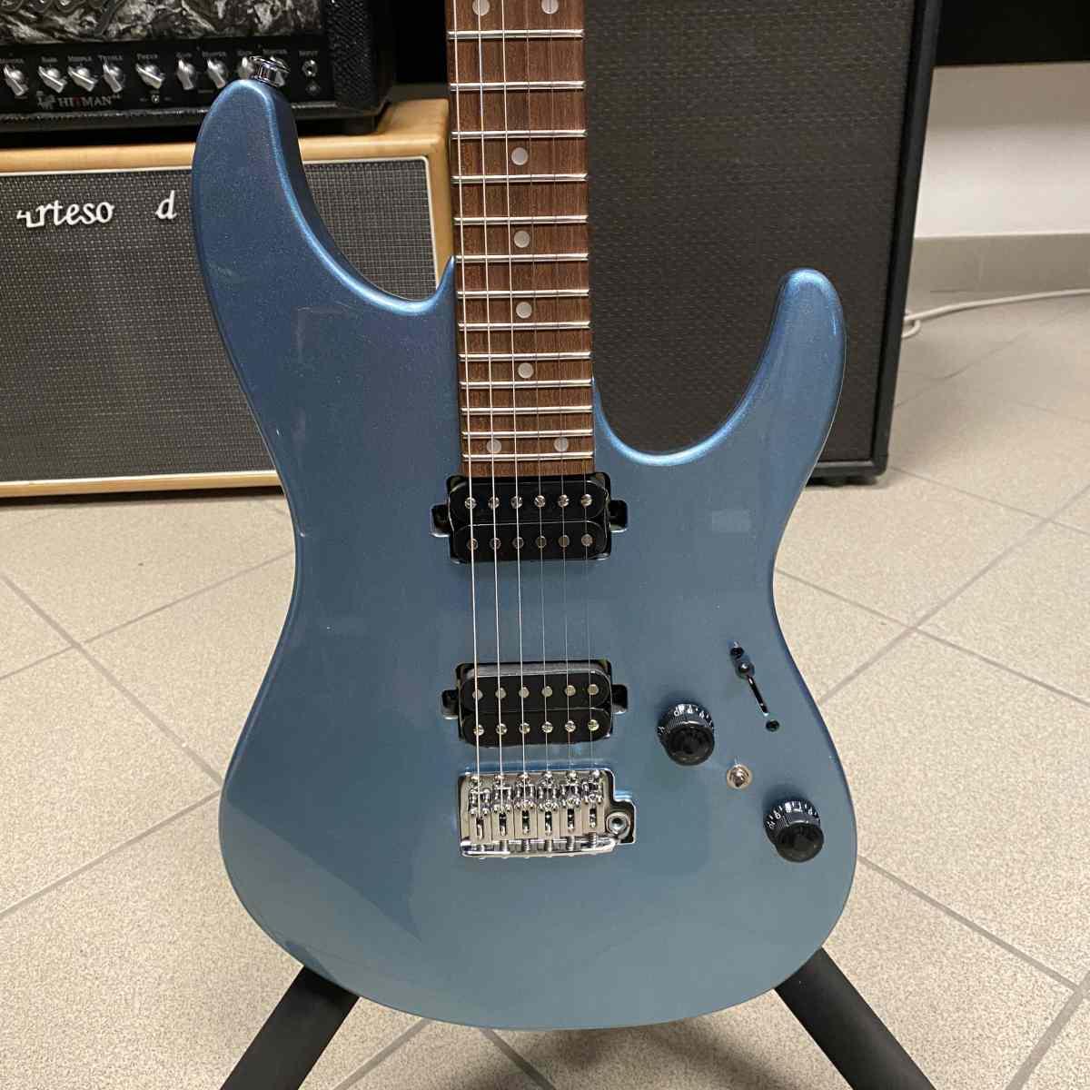 Ibanez az24s2 mlb metallic light blue chitarra elettrica - expo gutiar show