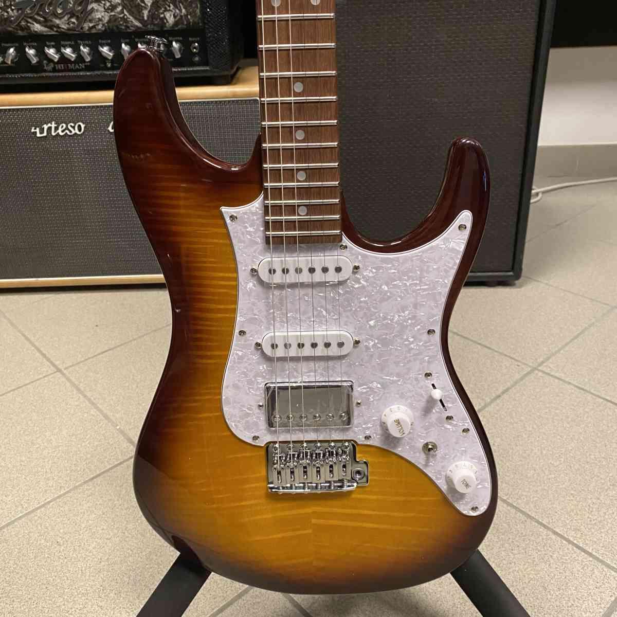 Ibanez az22s1fvls violin sunburst chitarra elettrica -expo guitar show