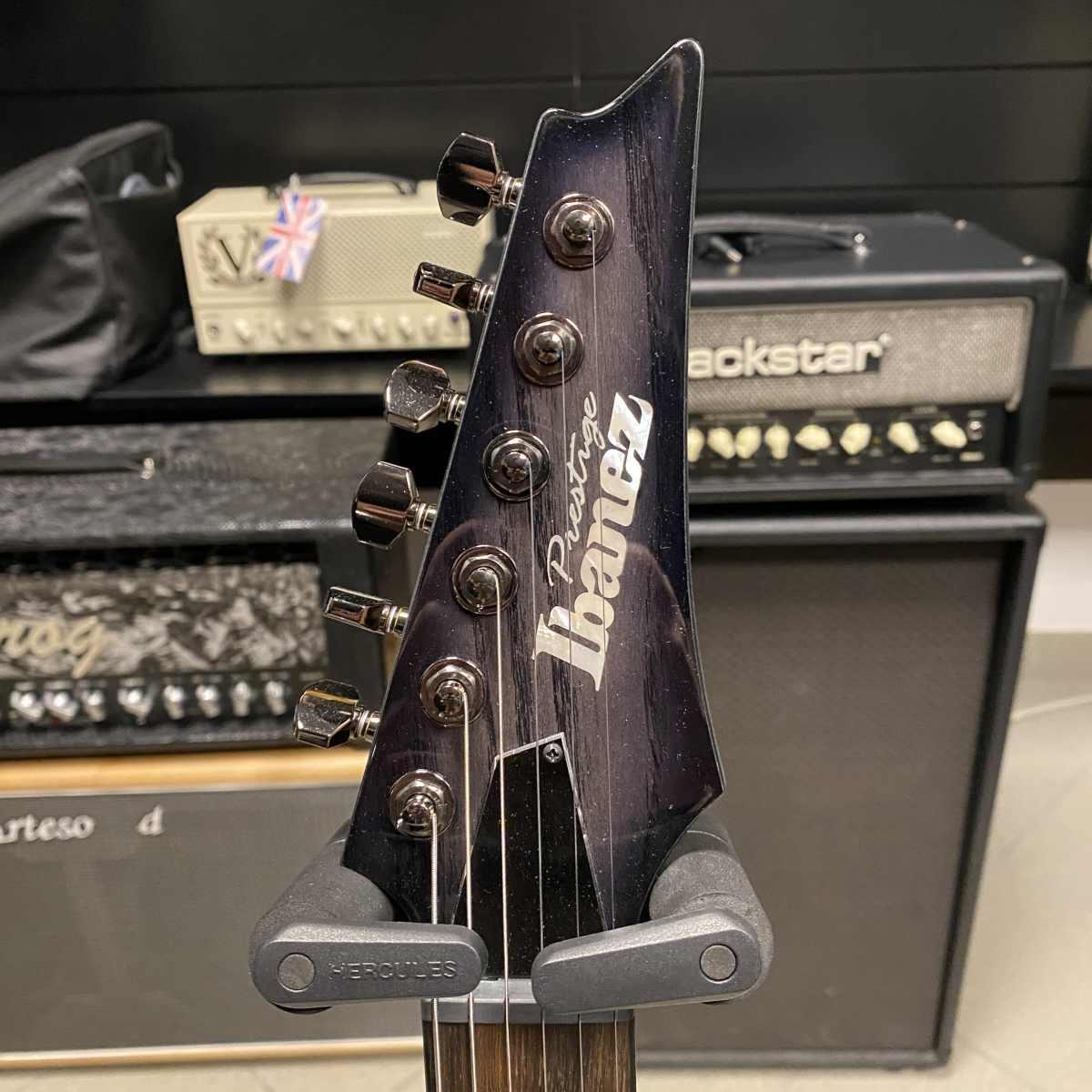 Ibanez s6621ah tgb transparent gray burst chitarra elettrica - expo guitar show