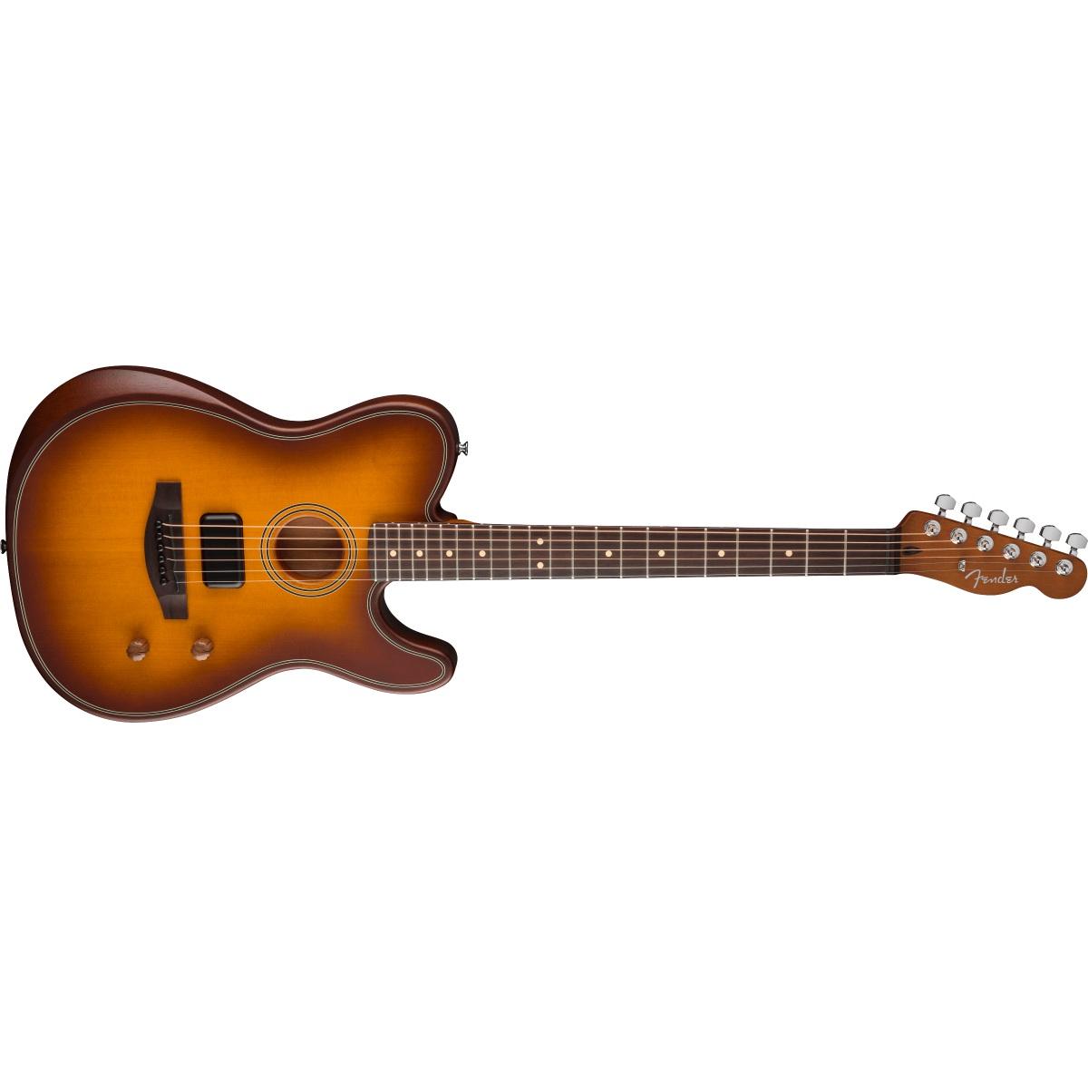 Fender acoustasonic standard telecaster honey burst chitarra acustica elettrificata