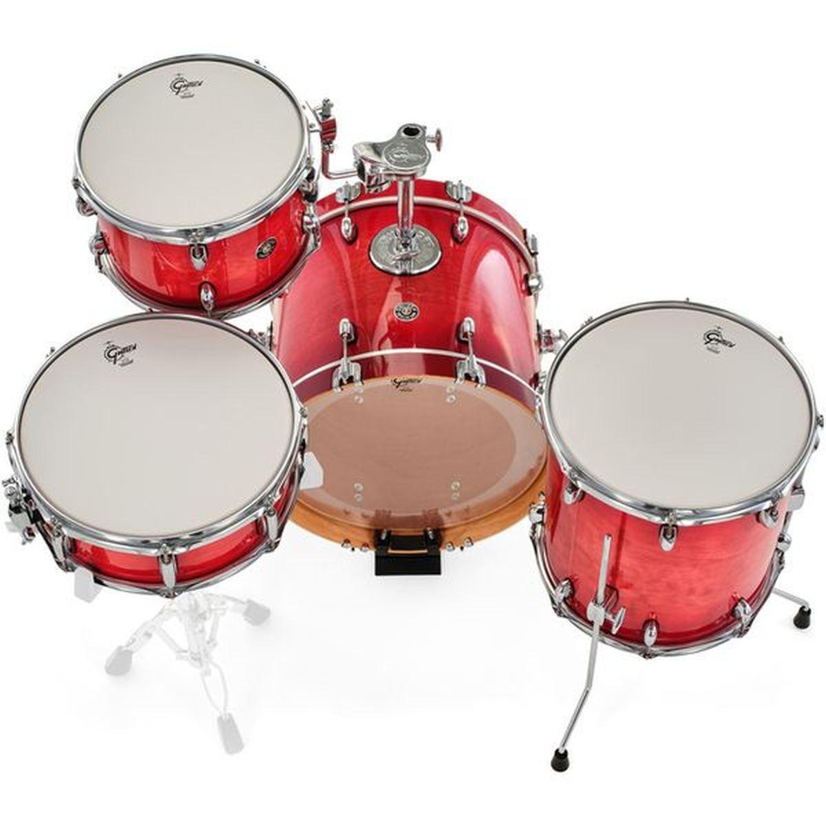 GRETSCH CATALINA CLUB JAZZ GCB Gloss Crimson Burst BATTERIA ACUSTICA SOLO FUSTI CASSA 18