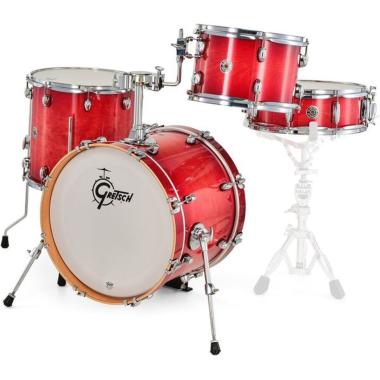 GRETSCH CATALINA CLUB JAZZ GCB Gloss Crimson Burst BATTERIA ACUSTICA SOLO FUSTI CASSA 18