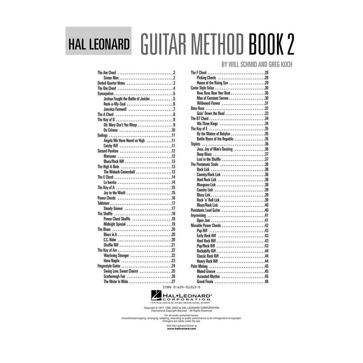 Guitar method vol 2 + cd