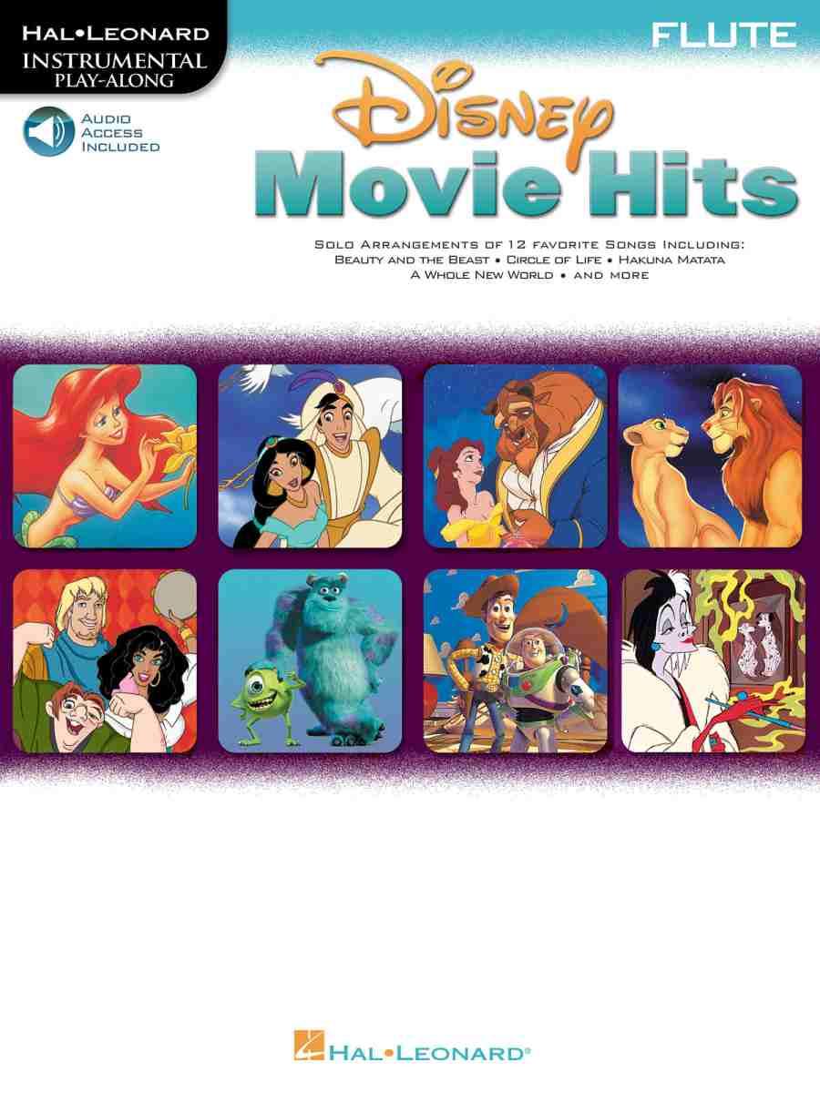 Disney movie hits + cd for flute
