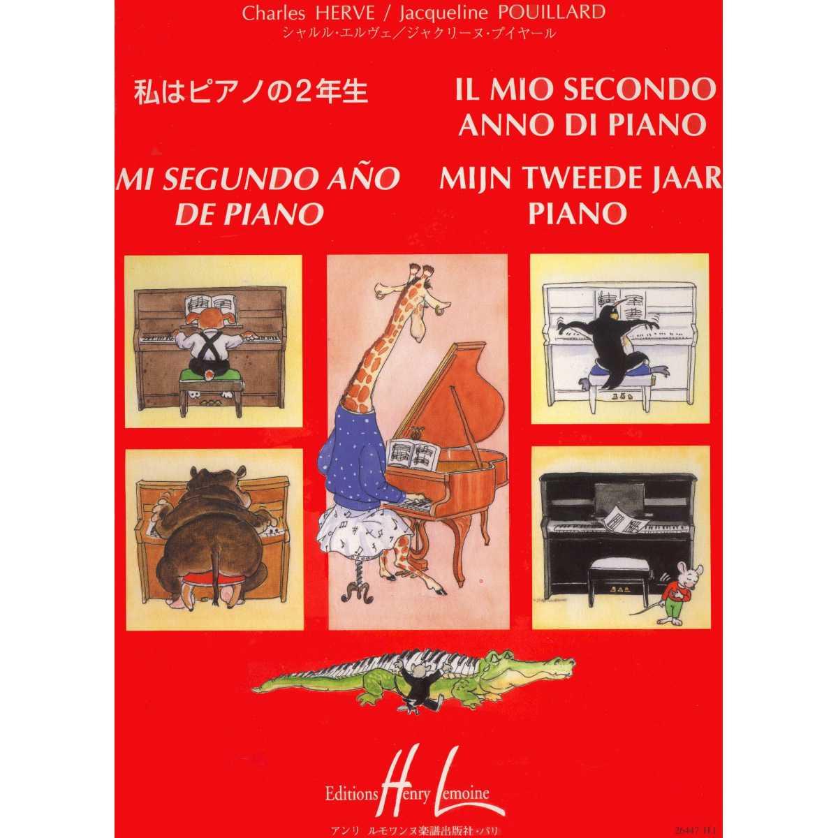 Il mio secondo anno di pianoforte herve pouillard