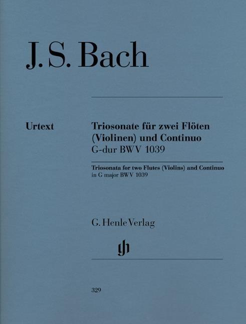 Triosonate bwv 1039 per 2 flauti e un pianoforte bach