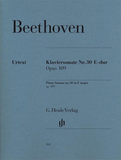 Sonate e dur op.109 beethoven