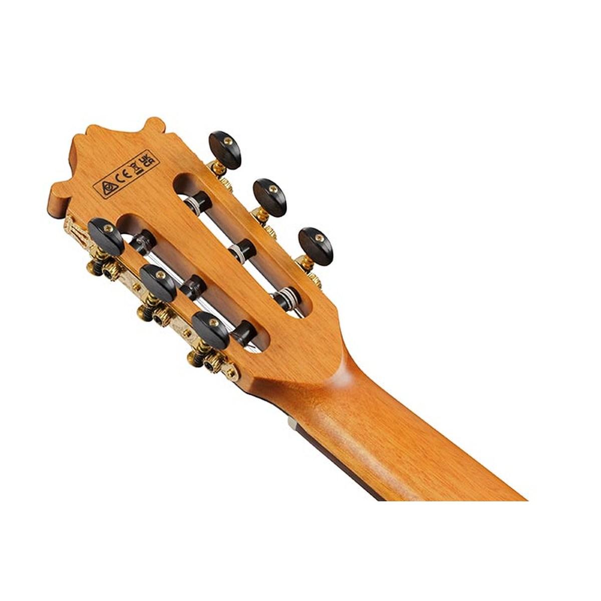 Ibanez ga360tce tbk transparent black chitarra classica elettrificata