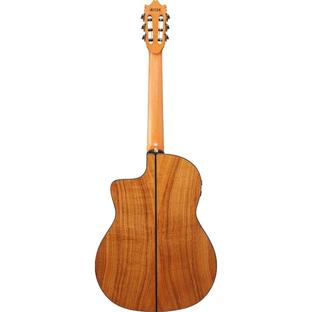 Ibanez ga360tce tbk transparent black chitarra classica elettrificata