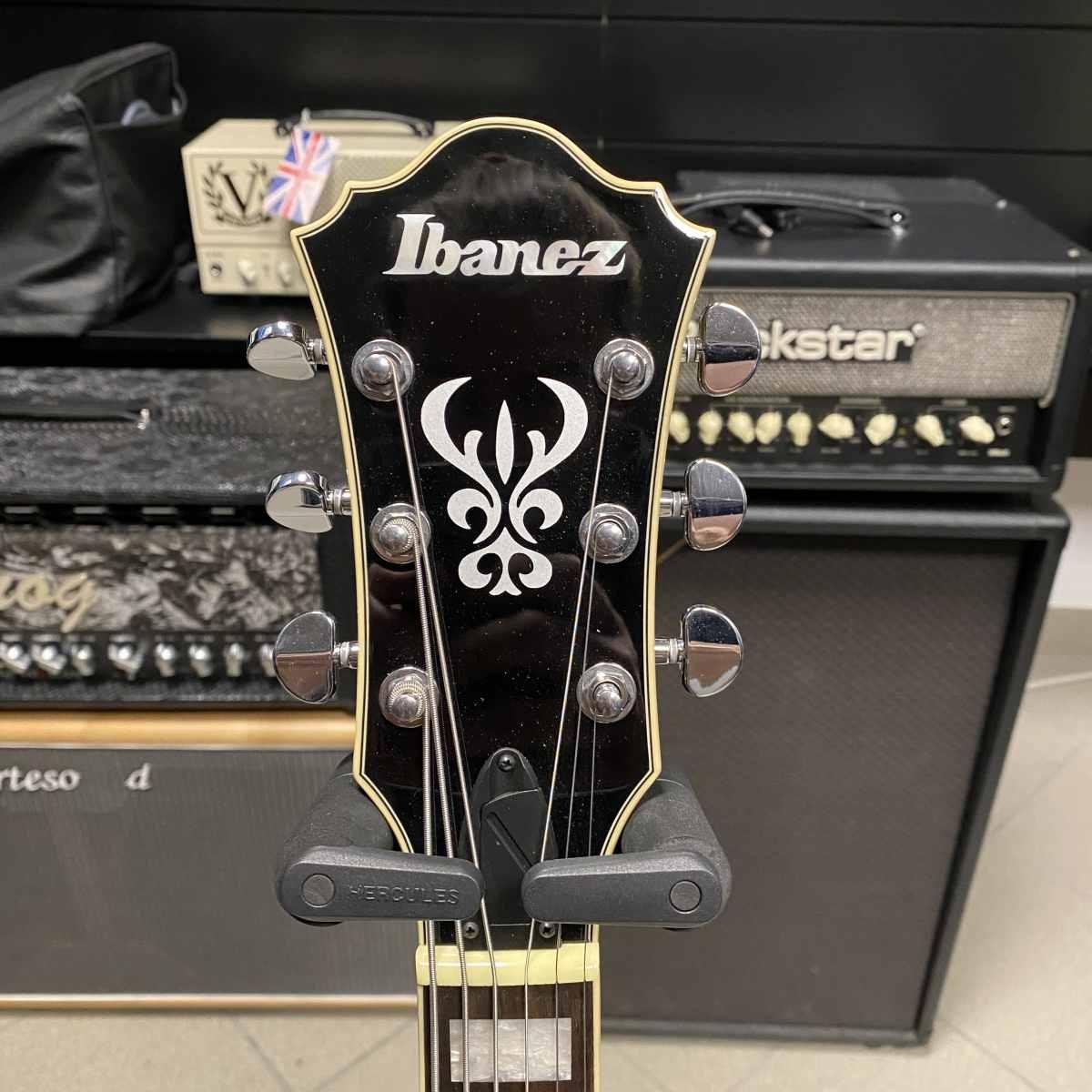 Ibanez as7328tbc tobacco brown chitarra semiacustica baritona - expo guitar show