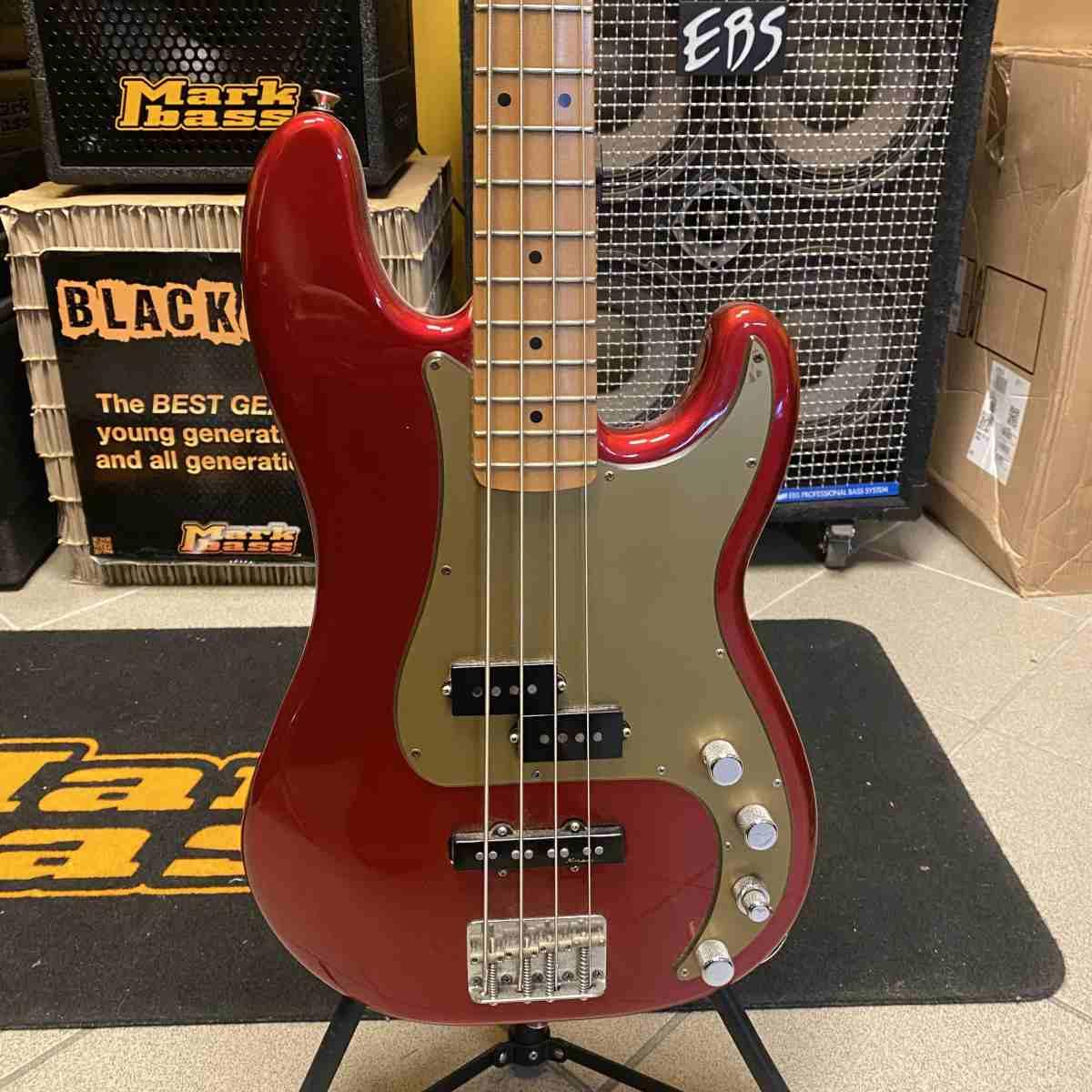 FENDER Deluxe Active Precision Bass Special fiesta red - usato garantito