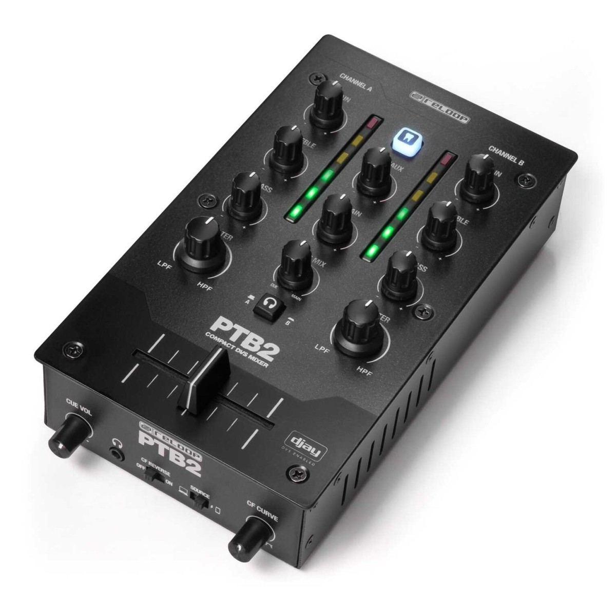 Reloop PTB-2 Mixer DJ Professionale a 2 Canali