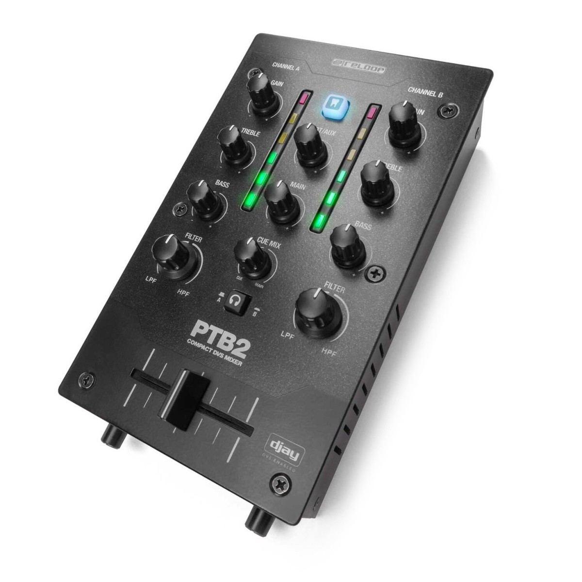 Reloop PTB-2 Mixer DJ Professionale a 2 Canali
