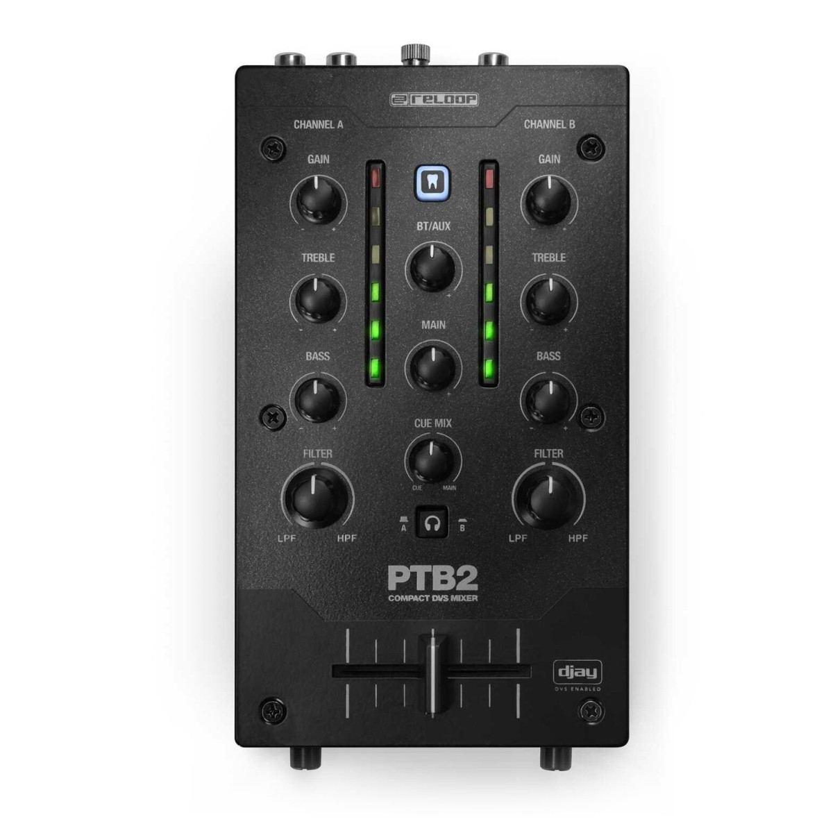 Reloop PTB-2 Mixer DJ Professionale a 2 Canali