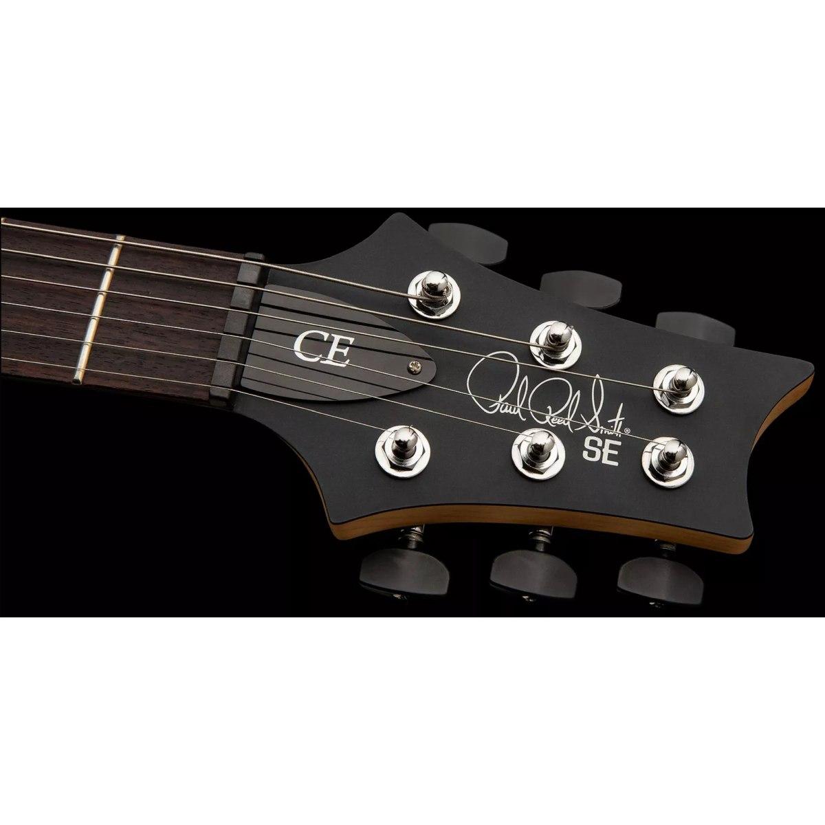 Prs se ce24 standard satin stoptail in ice blue metallic chitarra elettrica