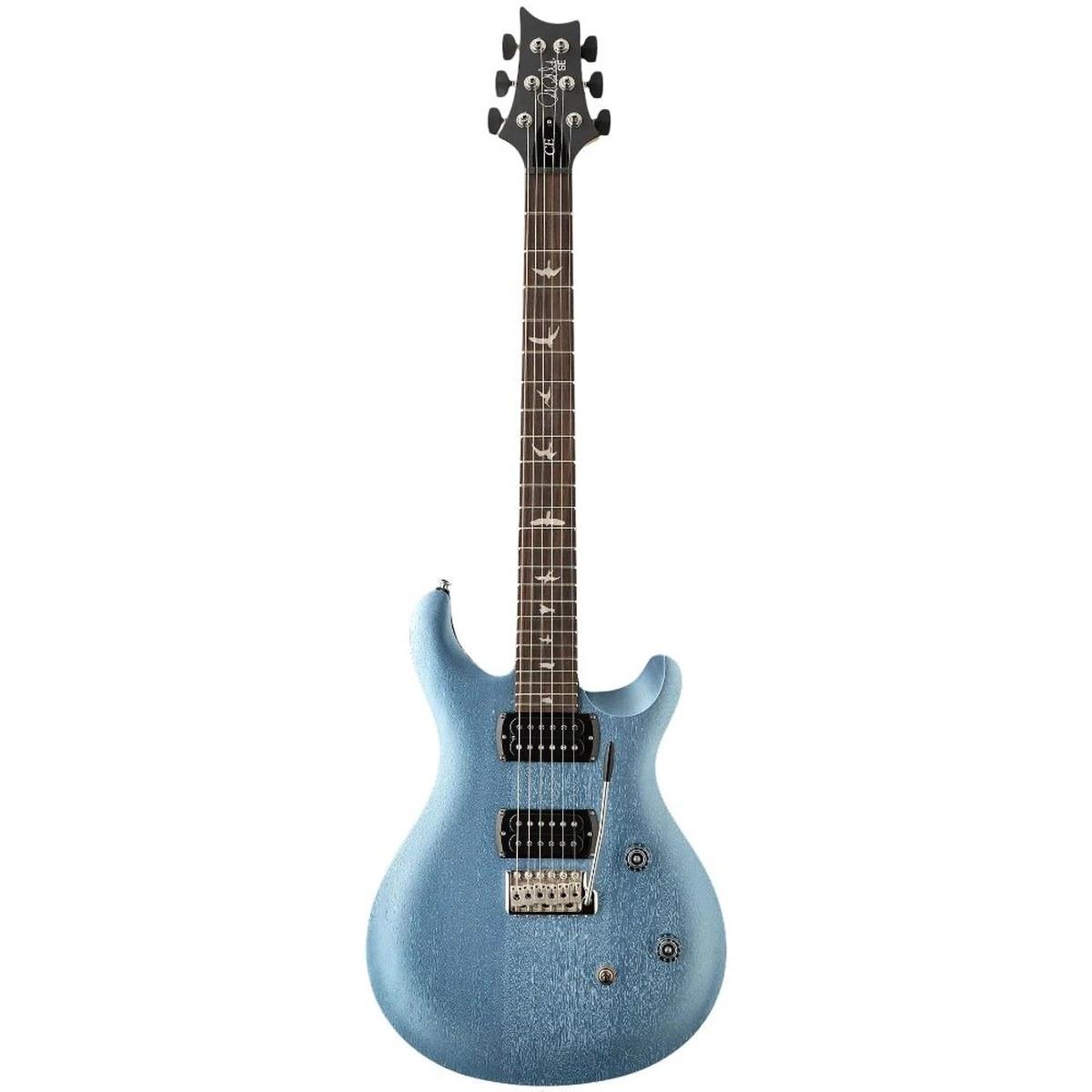Prs se ce24 standard satin stoptail in ice blue metallic chitarra elettrica