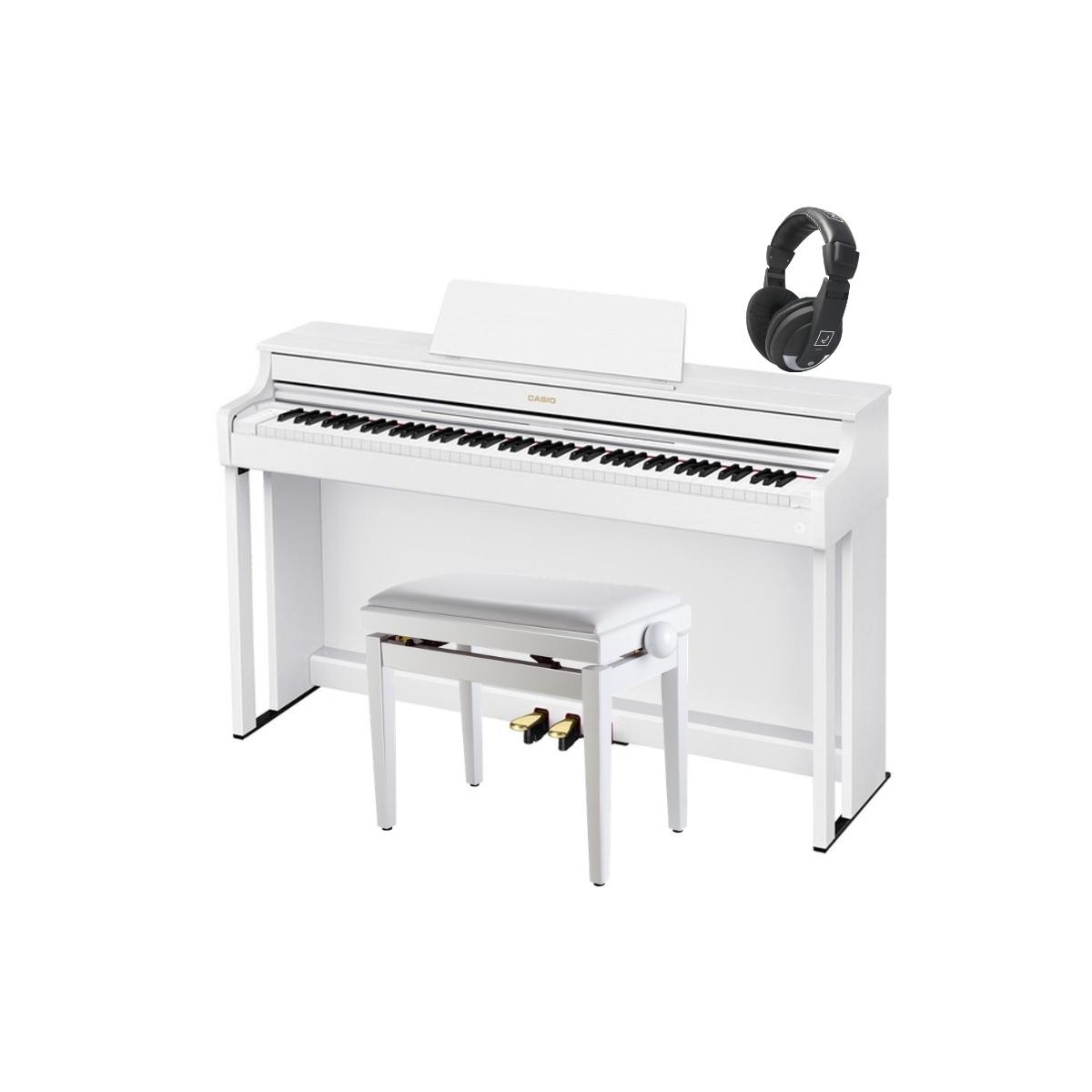 CASIO CELVIANO AP-300 WHITE Pack Senior