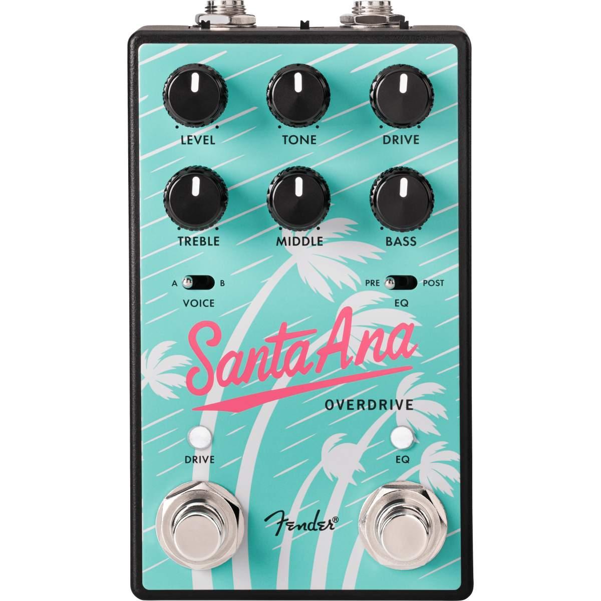 Fender santa ana over drive v2 effetto overdrive per chitarra elettrica