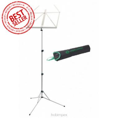 Konyg & meyer 10100 leggio pieghevole color nichel con custodia