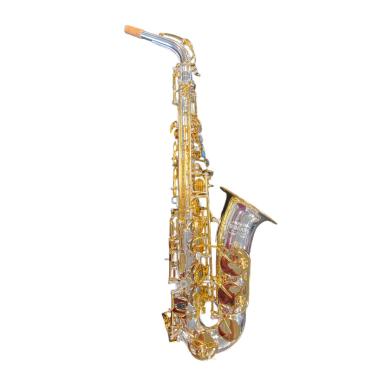 Bbrass poltrosax sax alto silver plated + chiavi laccate