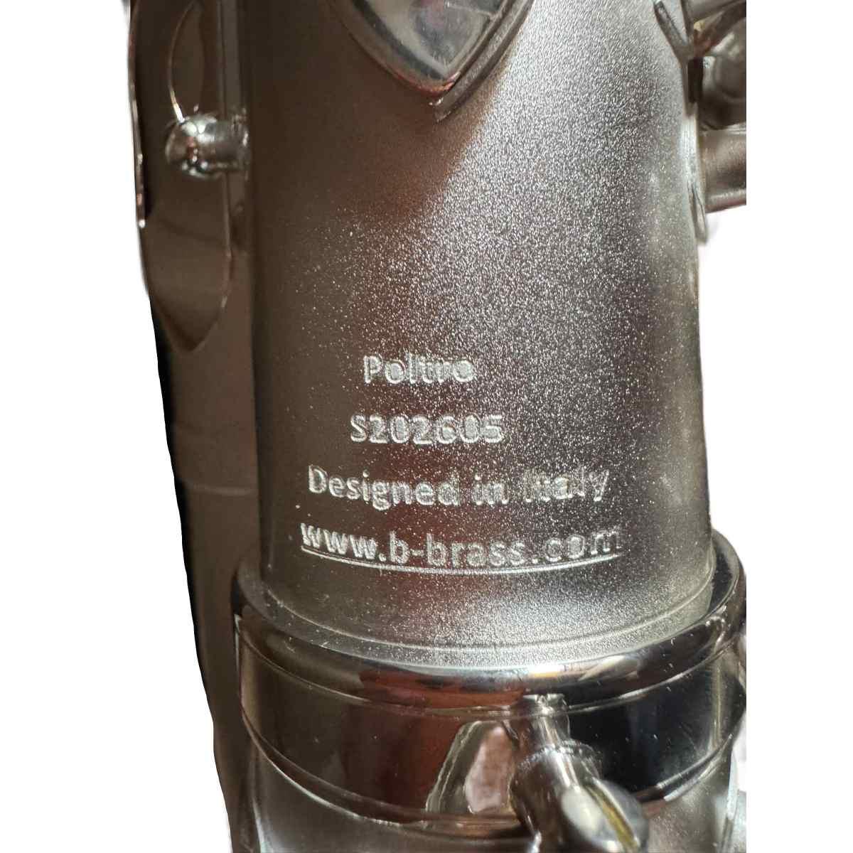 BBRASS POLTROSAX SAX ALTO - silver brush + chivi argentate