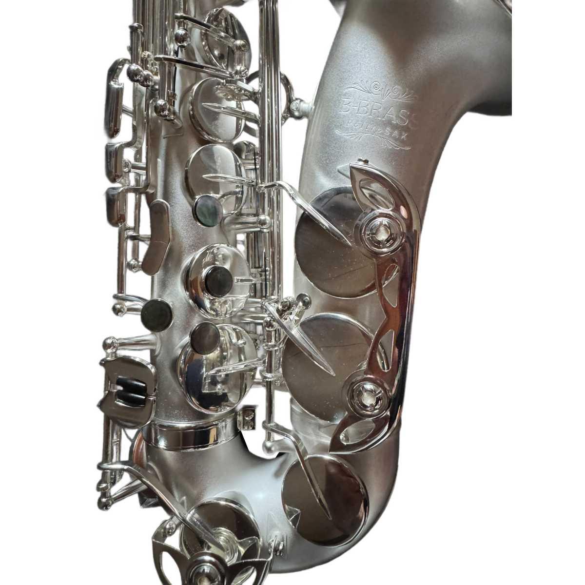 BBRASS POLTROSAX SAX ALTO - silver brush + chivi argentate