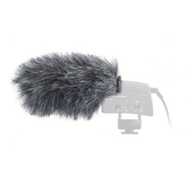 Rycote Mini Windjammer Antivento per Microfono Sennheiser MKE 400 Grigio