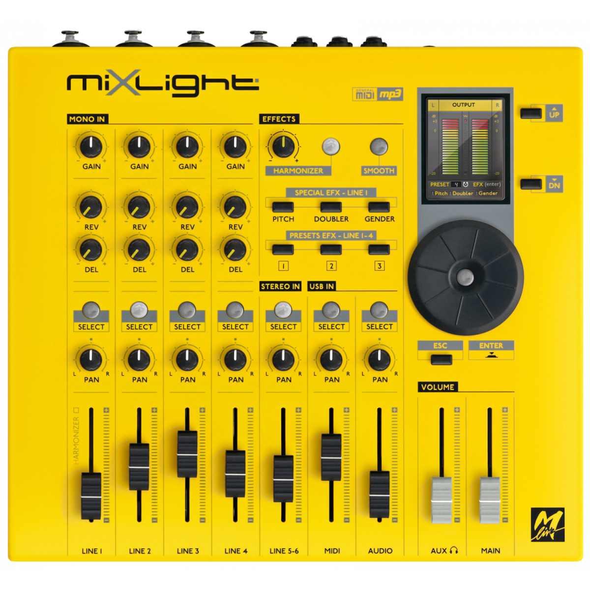 M-live mixlight expander con mixer, multi effetto e harmonizer per voce - usato garantito