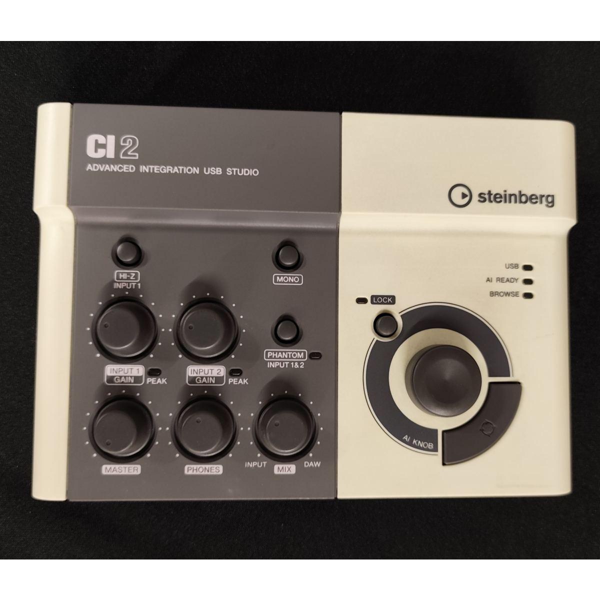 Steinberg ci 2 scheda audio usb con controlli di accesso rapido per cubase - usato garantito