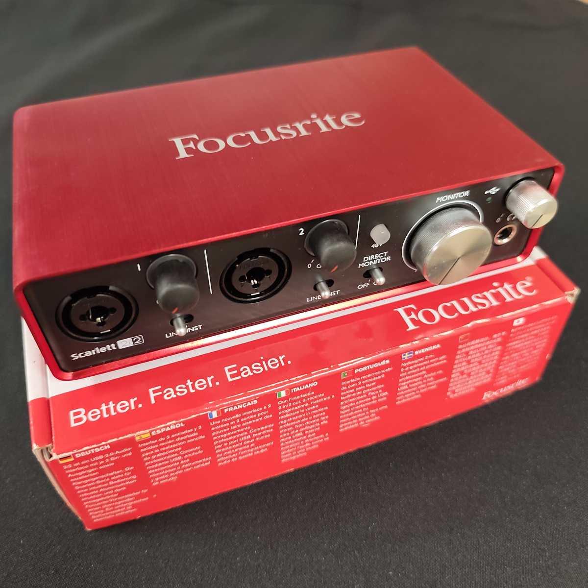 FOCUSRITE SCARLETT 2I2 (2nd Gen) - USATO GARANTITO