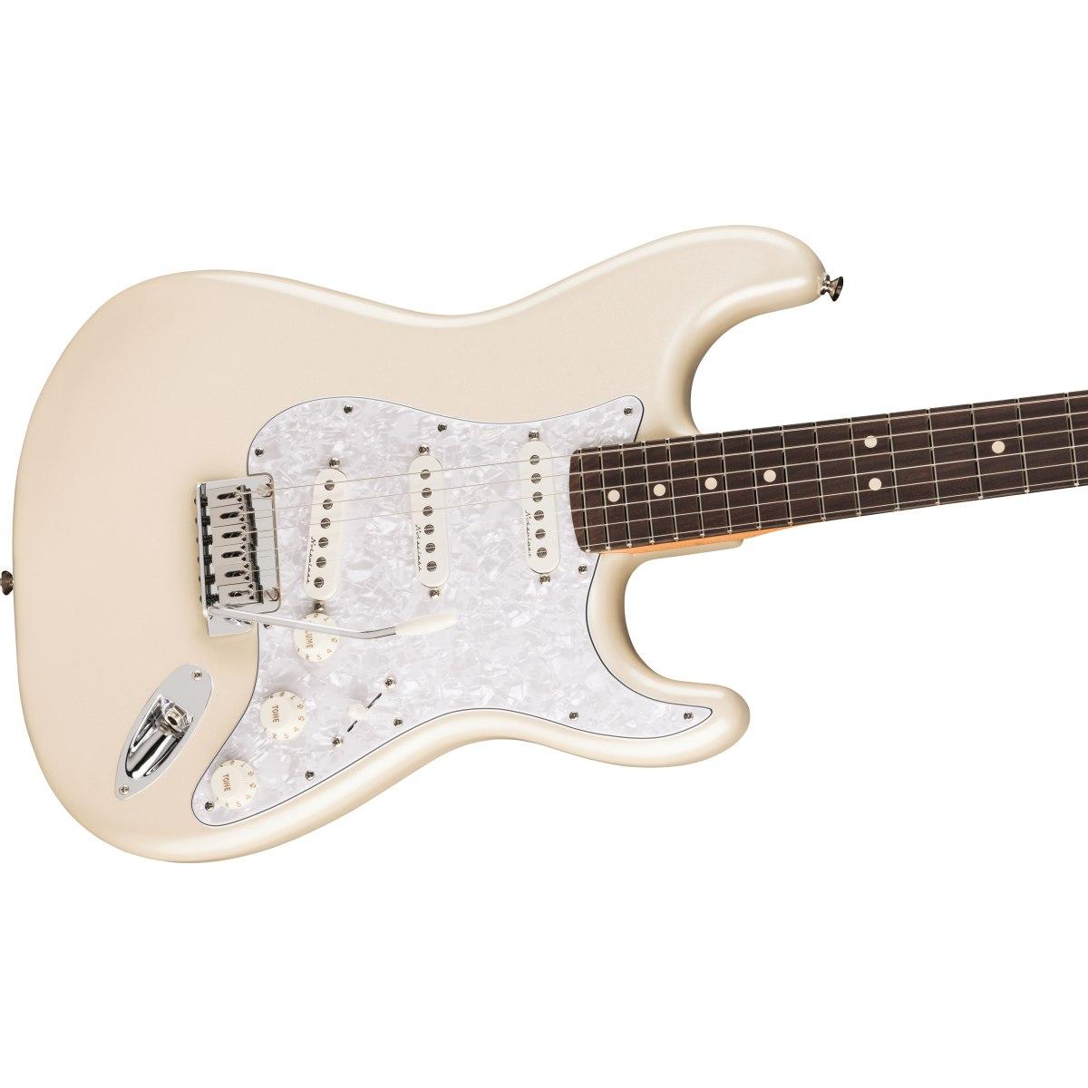 Fender player ii modified stratocaster hss rw olympic pearl white chitarra elettrica
