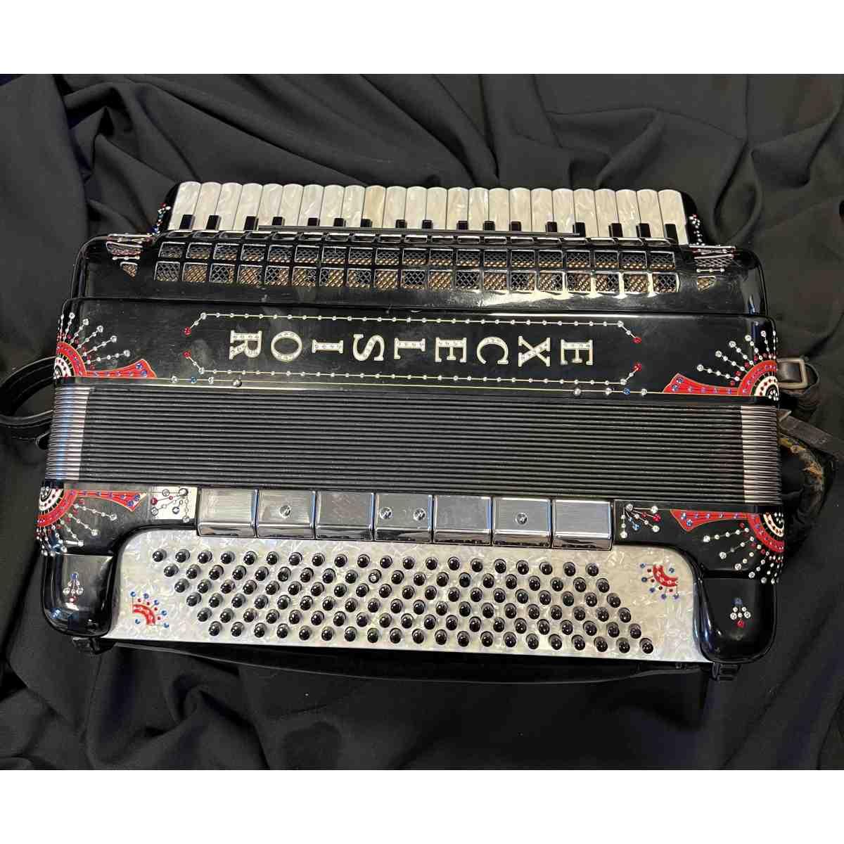 Excelsior 960m fisarmonica 5/5 120 bassi 2 voci cassotto