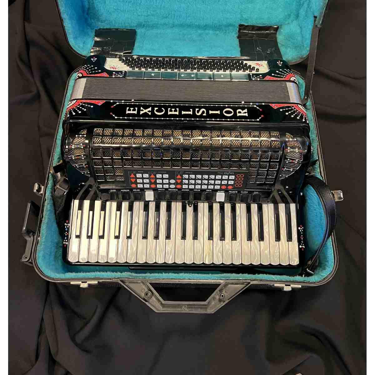 Excelsior 960m fisarmonica 5/5 120 bassi 2 voci cassotto