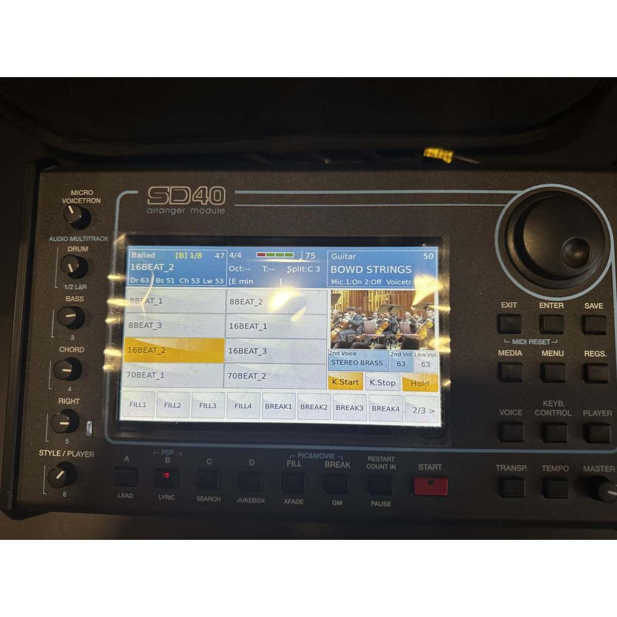 Ketron sd40 + borsa originale (usato)