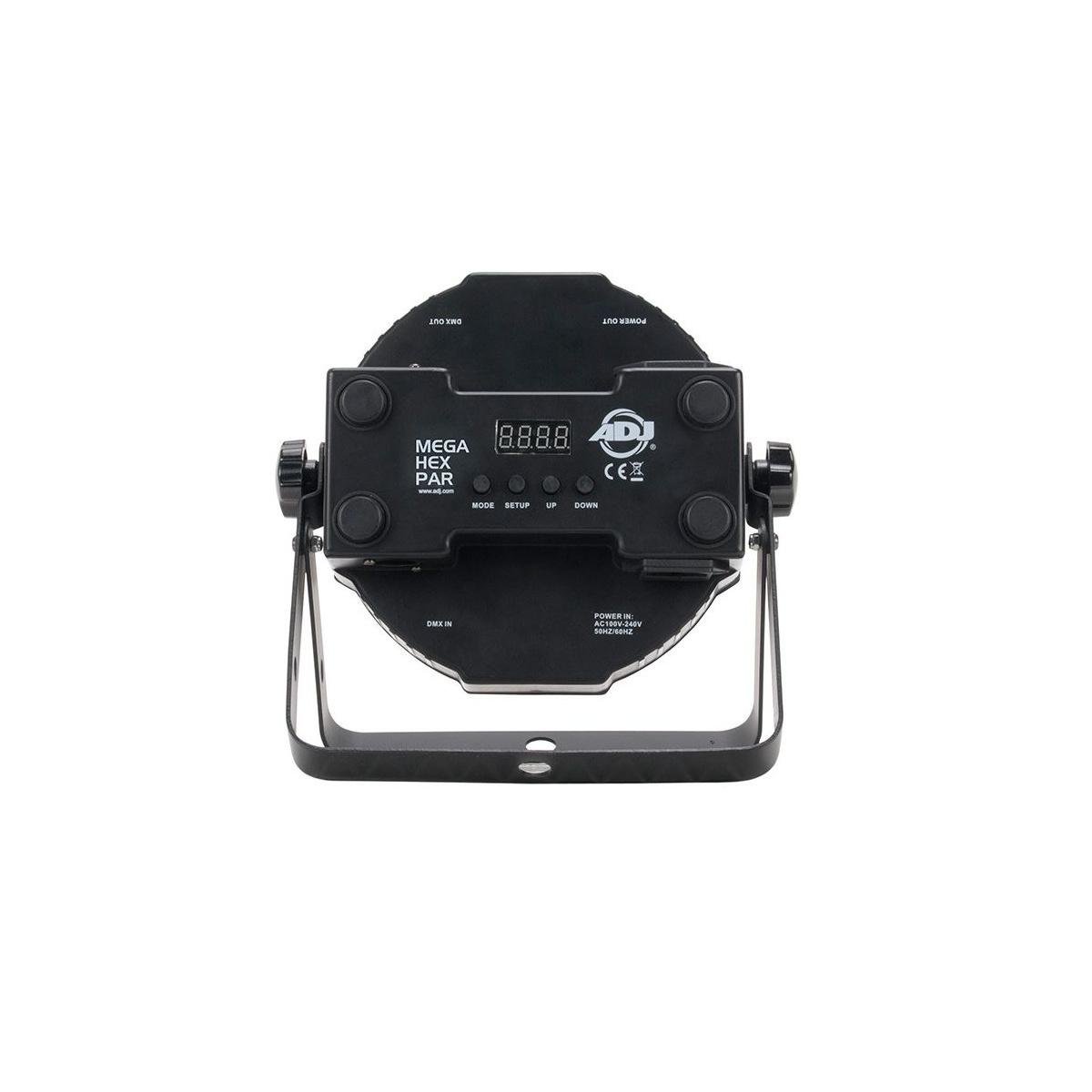 ADJ Mega HEX Par Faro LED RGBWA+UV per illuminazione scenica