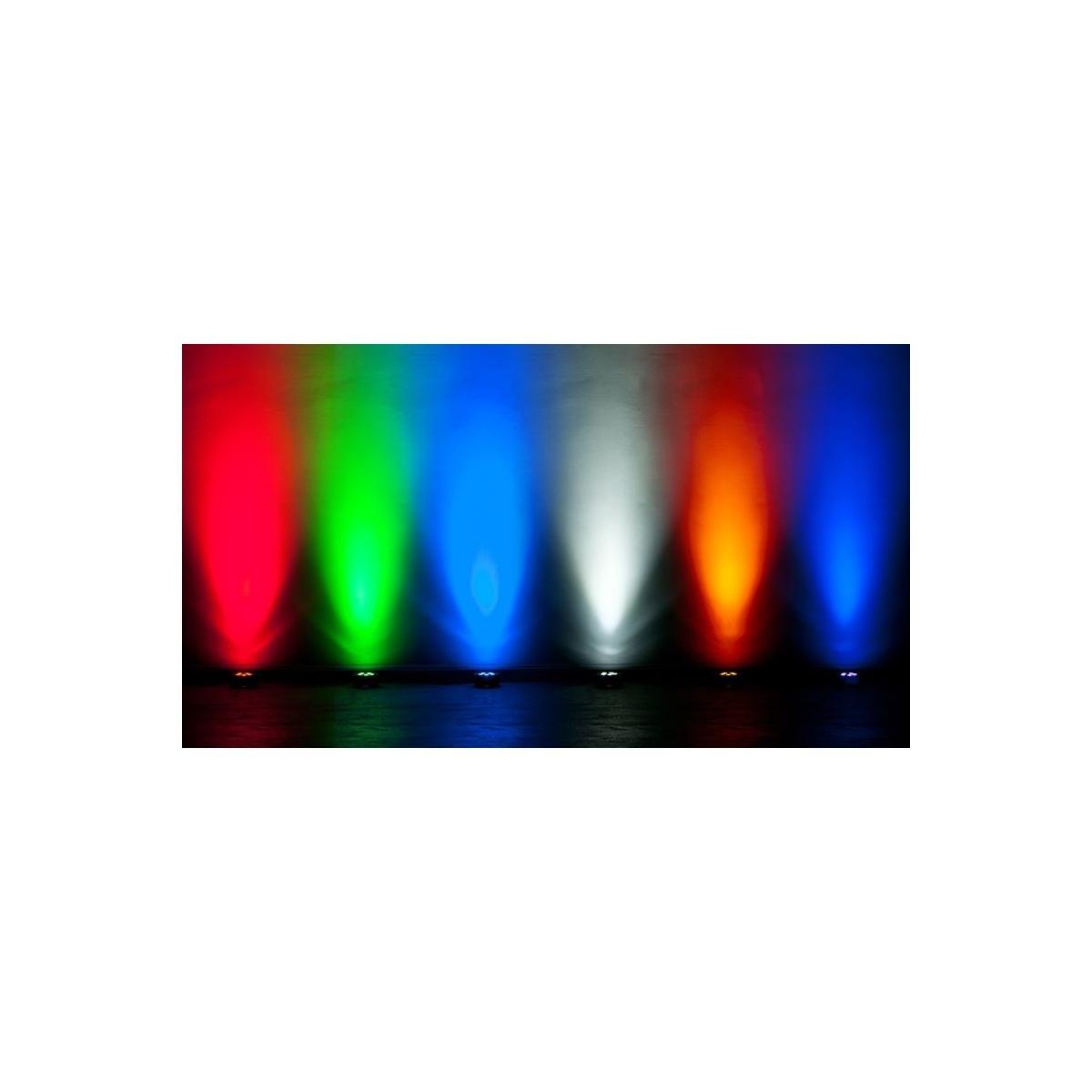 ADJ Mega HEX Par Faro LED RGBWA+UV per illuminazione scenica