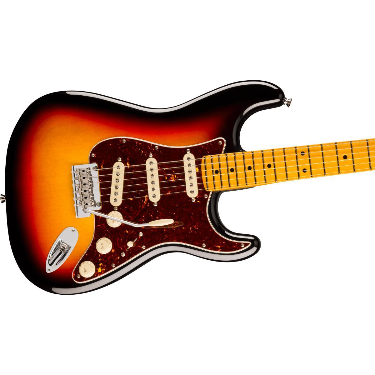 Fender american professional stratocaster mn 3 color sunburst chitarra elettrica