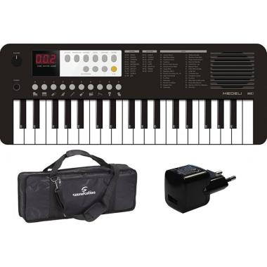 Medeli MK1 Bundle Tastiera 37 Tasti Mini con Borsa e Alimentatore