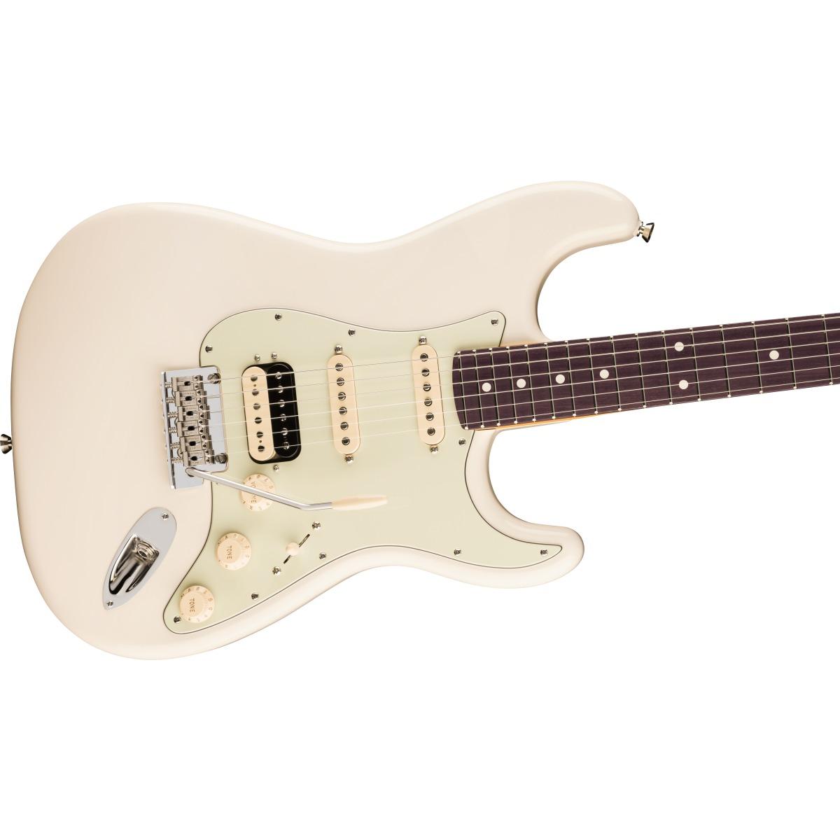 Fender american professional stratocaster hss olympic white  x chitarra elettrica