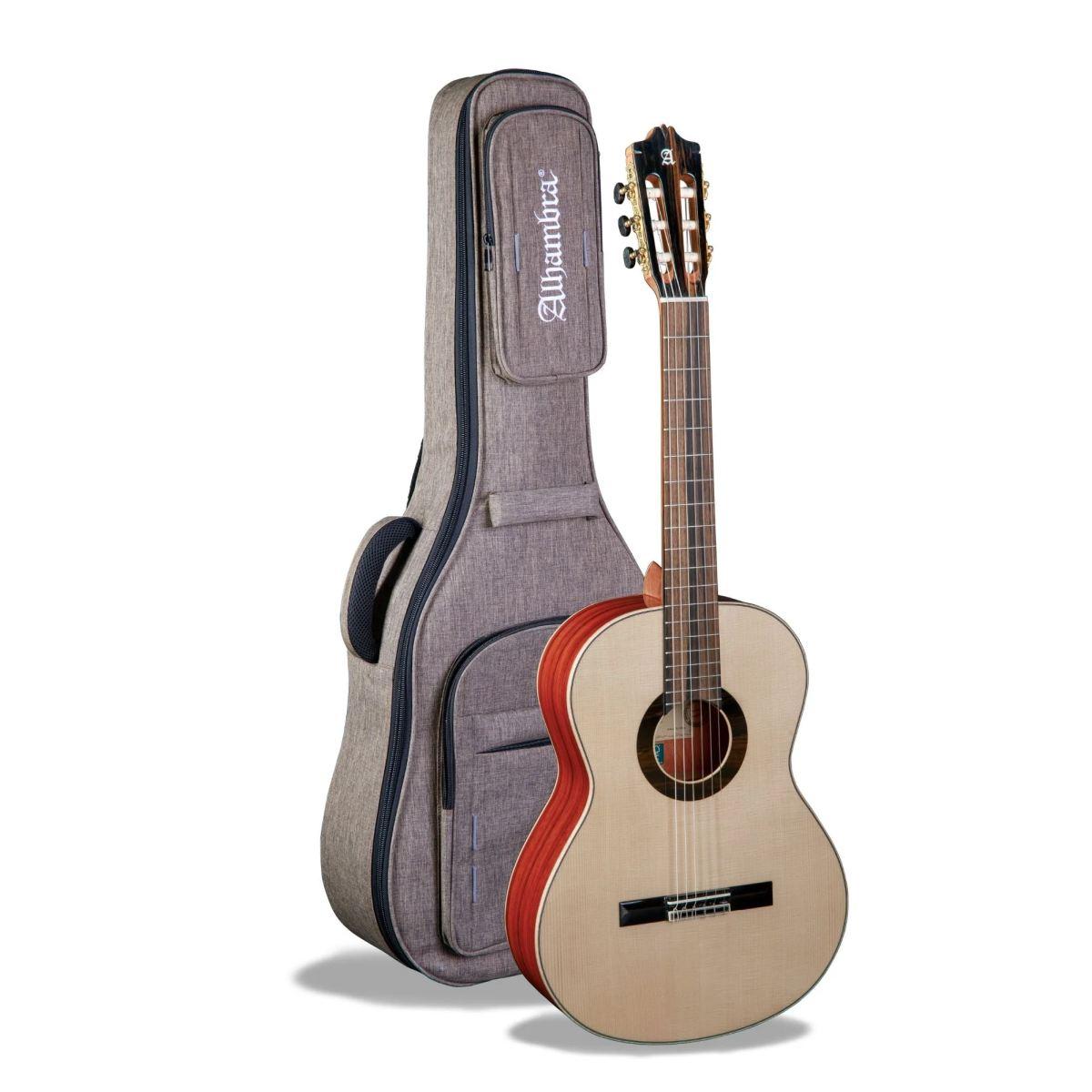 Alhambra green sustain classic chitarra classica con custodia
