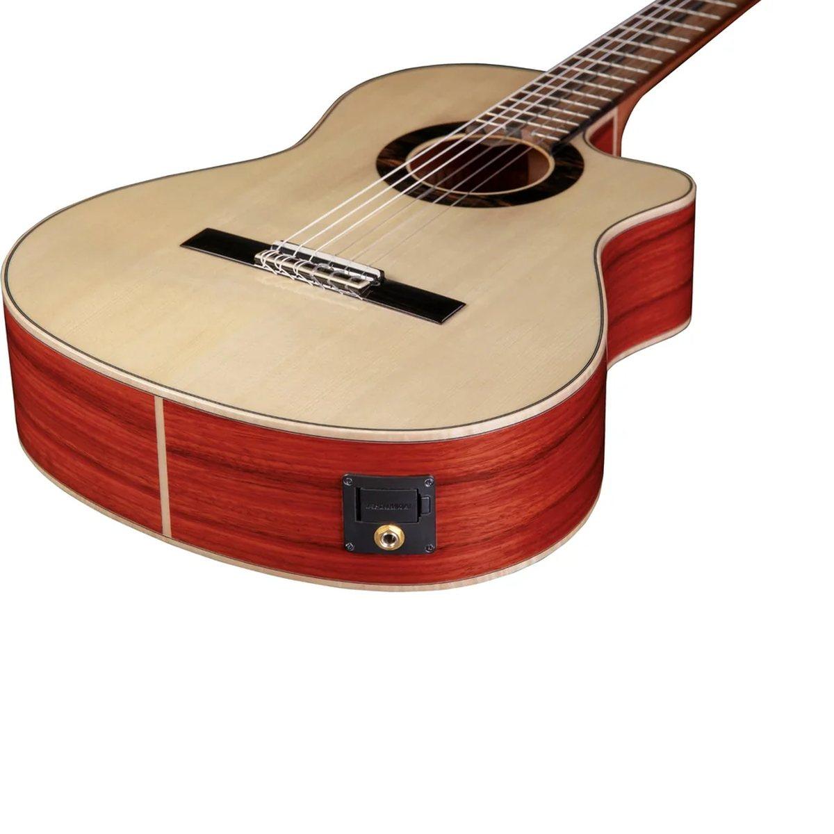 Alhambra green sustain ctw e8 chitarra classica elettrificata con custodia