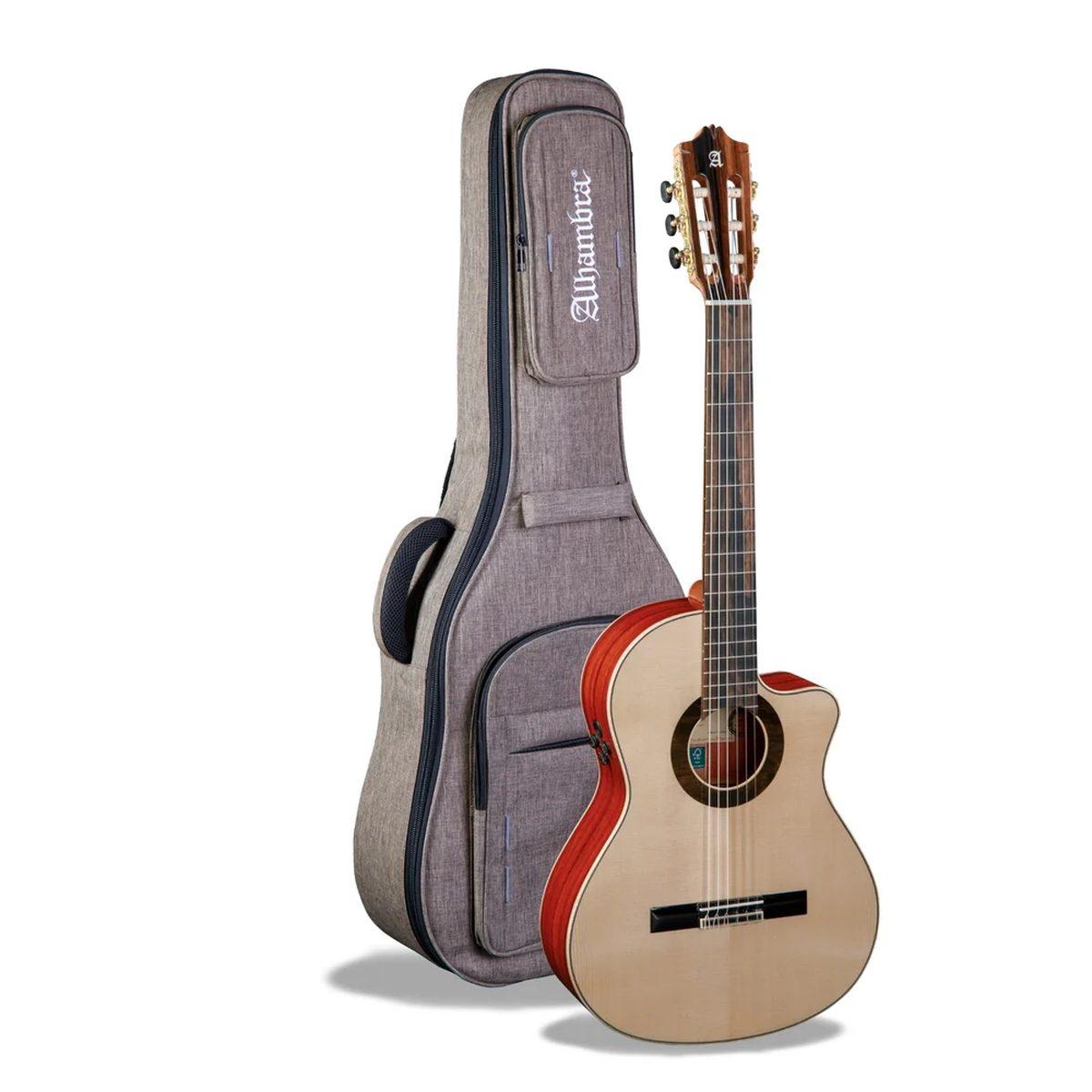 Alhambra green sustain ctw e8 chitarra classica elettrificata con custodia